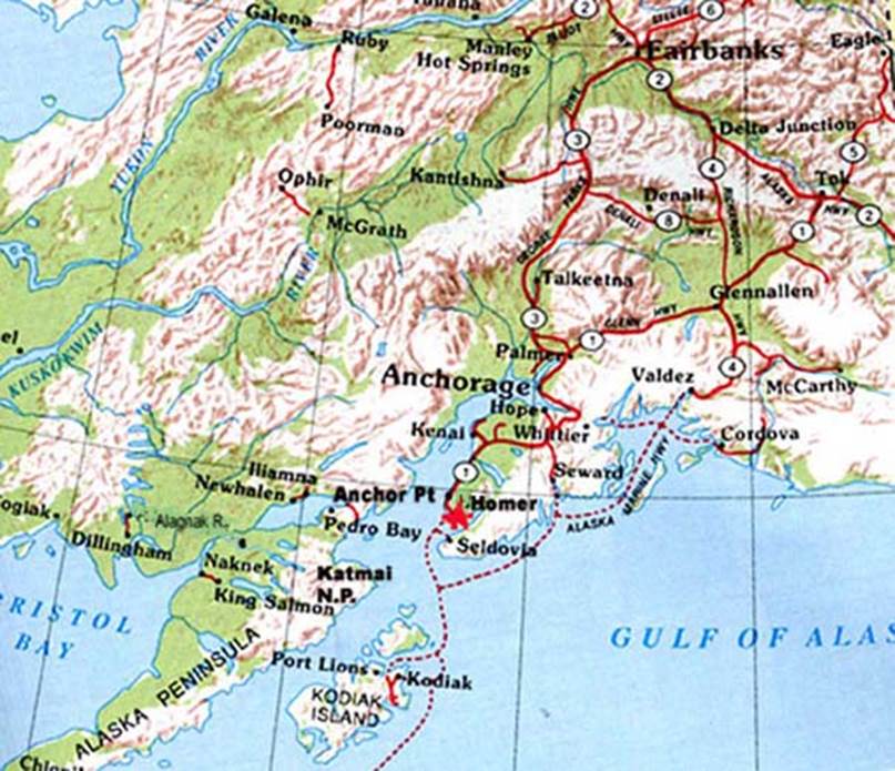 Anchor Point Alaska Map Zip Code Map